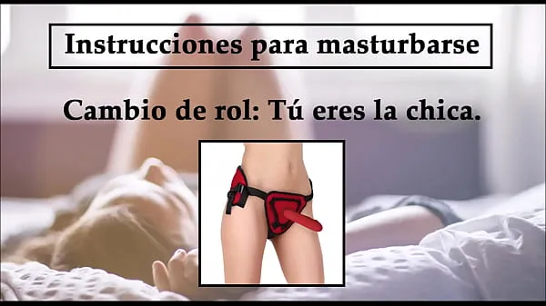 Big roles! Today you are the girl. Audio with Spanish voice warm Tube