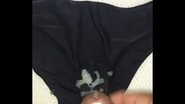 Big I smelled and came in my sister-in-law's used panties warm Tube