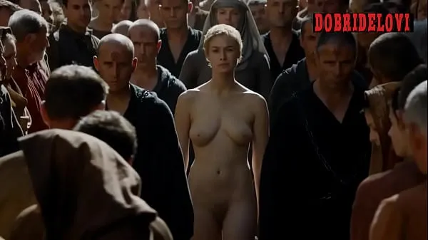 Lena Headey walk of shame for Game of Thrones on Tiub hangat besar