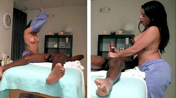 Μεγάλος NICHE PARADE - Black Dude With Big Dick Gets Jerked Off At Shady Massage Parlor θερμός σωλήνας