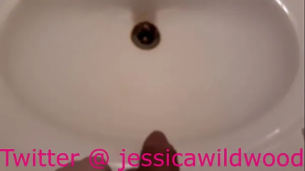 Stort Jessica wildwood Piss's in the sink 2020 varmt rør