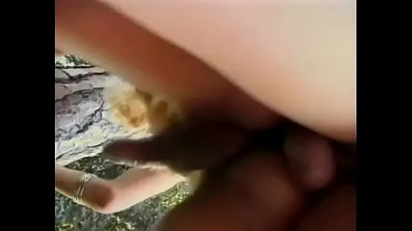 큰 Slender blonde tranny babe gets her asshole licked then plowed by horny guy at the wood 따뜻한 튜브
