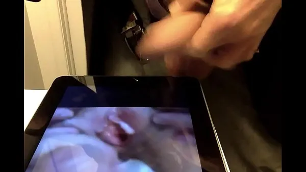 Big I pull out my cock and as I watch him cum on her pussy i also starts shooting my cum everywhere, as you can see I was quite horny and it did not take long for me to cum watching this warm Tube
