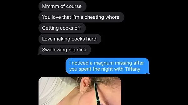 HotWife Sexting Cuckold Husband أنبوب دافئ كبير