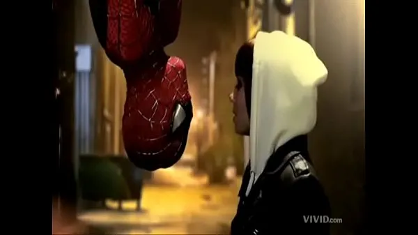 Stort Spider Man Scene - Blowjob / Spider Man scene varmt rör