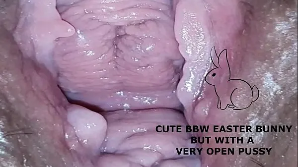 Stort Cute bbw bunny, but with a very open pussy varmt rör