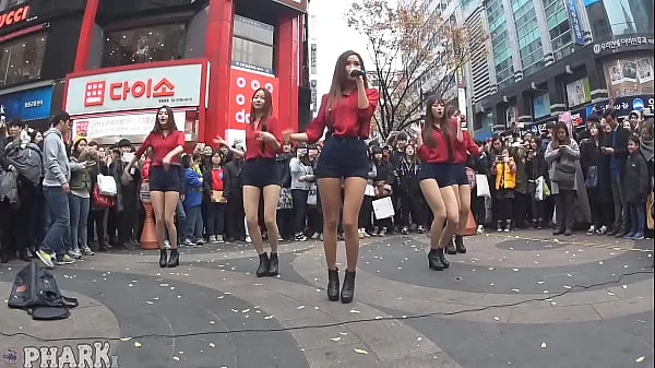 Korean EXID Street Uniform Sexy Hot Dance Official Account [Meow Tabung hangat yang besar