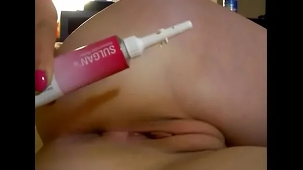 Toilet and anal training with suppositories and enemas أنبوب دافئ كبير