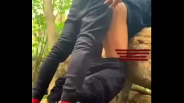 Ống ấm áp Raw fuck in the park and dripping creampie cum inside lớn