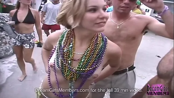 Velká Sexy Florida Bartenders Party & Flash In Skimpy Bikinis teplá trubice