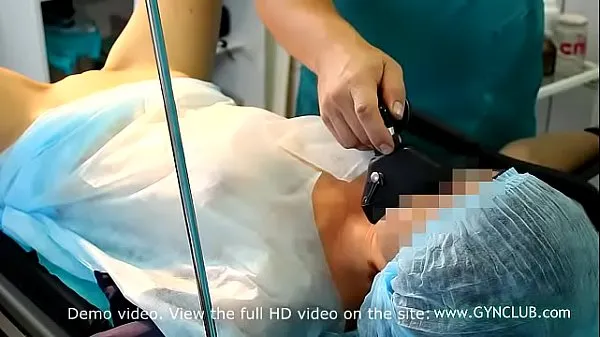 Lustful gynecologist fucks (dildo) patient Tabung hangat yang besar