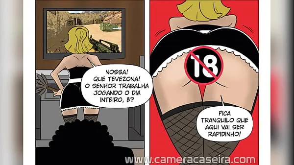 Stort Comic Book Porn (Porn Comic) - A Cleaner's Beak - Sluts in the Favela - Home Camera varmt rör