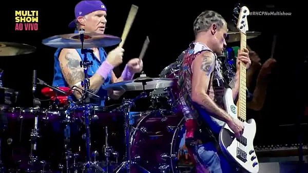 Große Red Hot Chili Peppers - Live Lollapalooza Brasilien 2018warme Röhre
