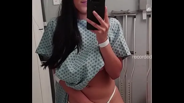 Ống ấm áp Quarantined Teen Almost Caught Masturbating In Hospital Room lớn