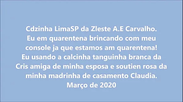 Grande Cdzinha LimaSP Stay at home! playing with my toy in March 2020 tubo quente