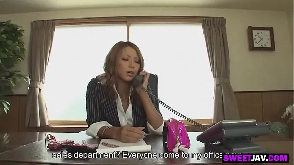 Grote sex in the office | Japanese porn warme buis