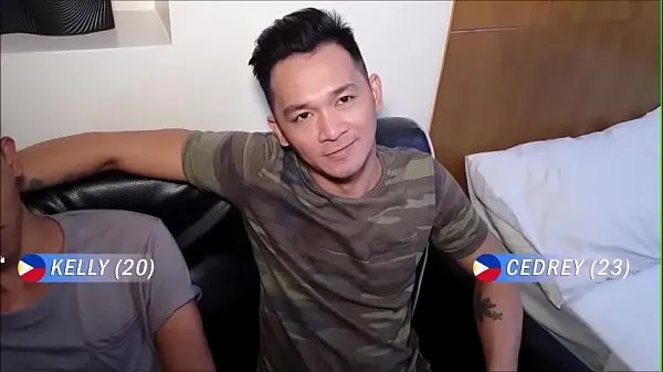 Ống ấm áp Pinoy Porn Stars - Screen Test - Kelly & Cedrey lớn