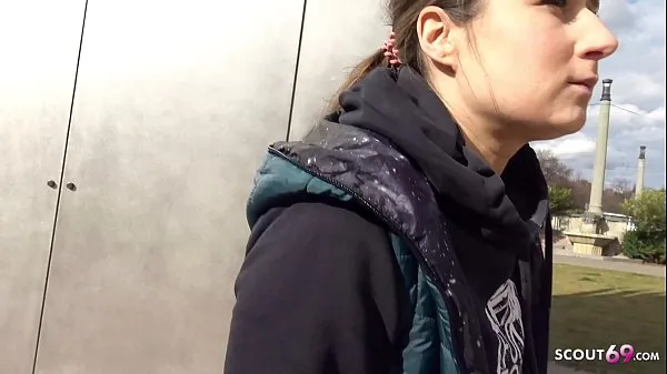 GERMAN SCOUT - REAL GIRL LARA FOX SEDUCE TO FUCK AT PICKUP MODEL CASTING Tabung hangat yang besar