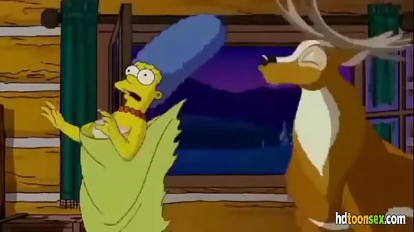 Suuri Simpsons Hentai lämmin putki