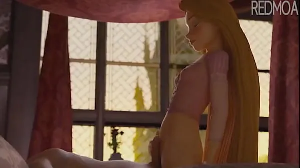 Nagy Rapunzel Inocene Giving A Little Bit In Portuguese (LankaSis meleg cső