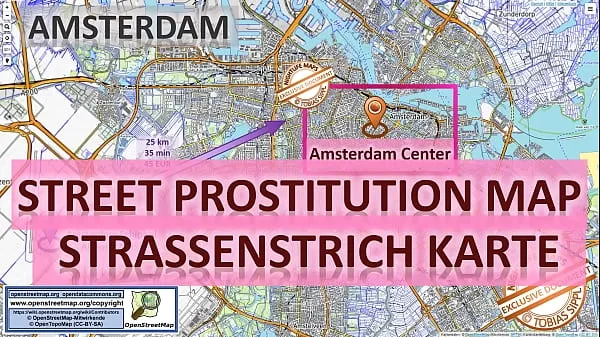 Amsterdam, Netherlands, Sex Map, Street Map, Massage Parlours, Brothels, Whores, Callgirls, Bordell, Freelancer, Streetworker, Prostitutes أنبوب دافئ كبير