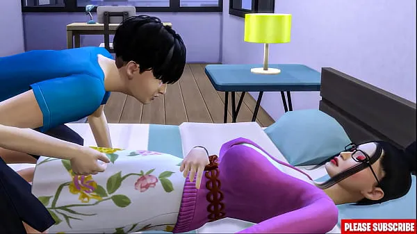 ใหญ่ Stepson Fucks Korean stepmom | asian step-mom shares the same bed with her step-son in the hotel room ท่ออุ่น