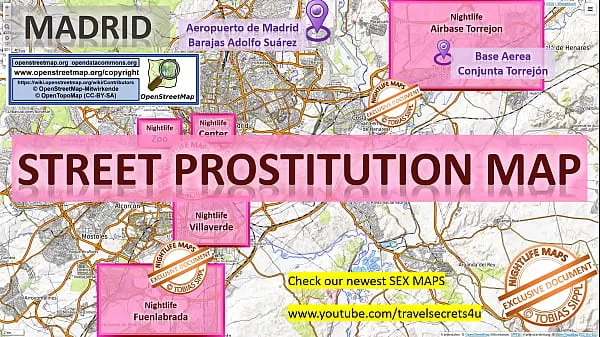 Velika Madrid, Spain, Sex Map, Street Map, Massage Parlours, Brothels, Whores, Callgirls, Bordell, Freelancer, Streetworker, Prostitutes topla cev