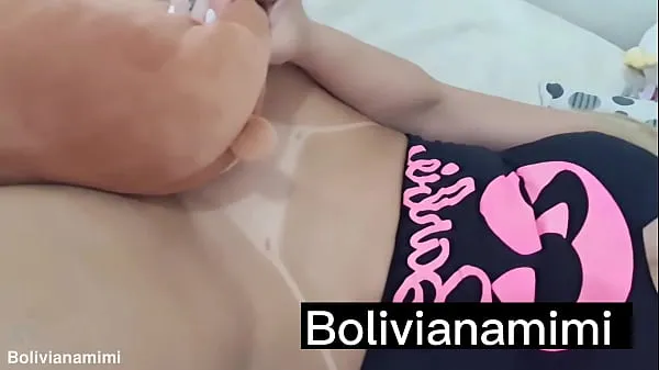 Big My teddy bear bite my ass then he apologize licking my pussy till squirt.... wanna see the full video? bolivianamimi warm Tube