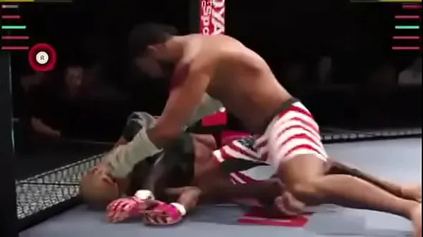 Ống ấm áp UFC 4: Slut gets Beat up lớn