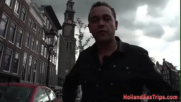 Grande Amsterdam hooke sucking and riding tubo quente