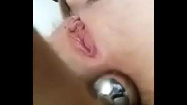 Stort Double Penitration With Anal. AmateurWife Roxy fucker her ass and pussy with toys varmt rør