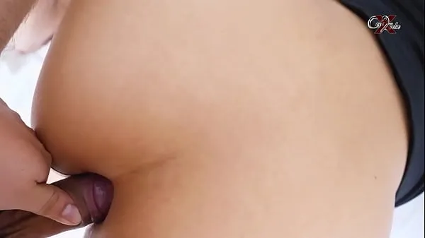 Big I fucked my stepdaughter's ass ... she is trapped and to help her I put my cock in her ass I cum inside her while she tries to free herself warm Tube