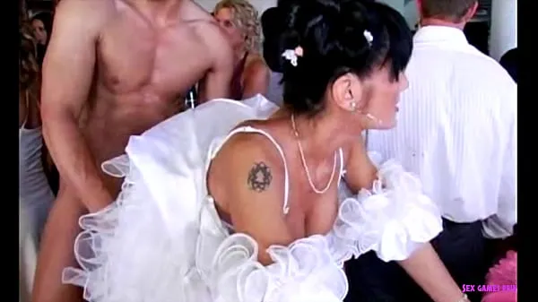 Suuri Czech wedding group sex lämmin putki