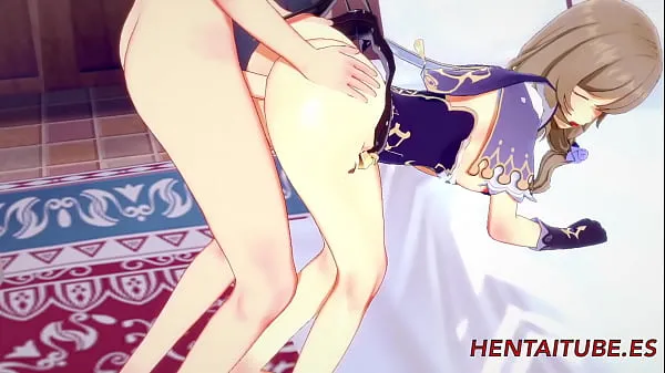 大Genshin Impact Hentai - Lisa Sex in her House 3/3暖管