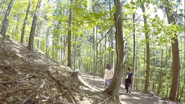 Big I was get caught in the wood while i fuck with stranger warm Tube