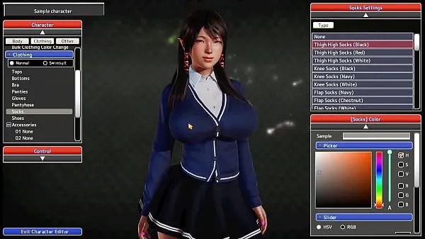 Stort Honey Select character creation but with a more fitting song varmt rør