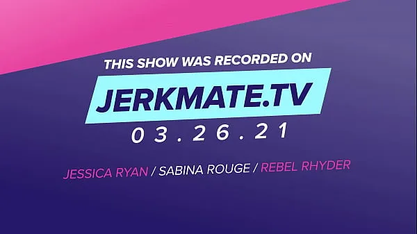 Stort Jessica Ryan, Sabina Rouge, and Rebel Rhyder Are Wet, Horny, and Using Toys Live On Jerkmate TV varmt rör