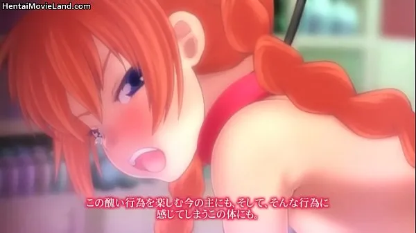 Ống ấm áp Hot horny redhead anime babe gets her lớn