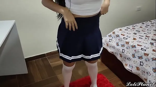 Ống ấm áp I Trick My step Cousin Student to Fuck Her in the Ass - Anal Sex lớn