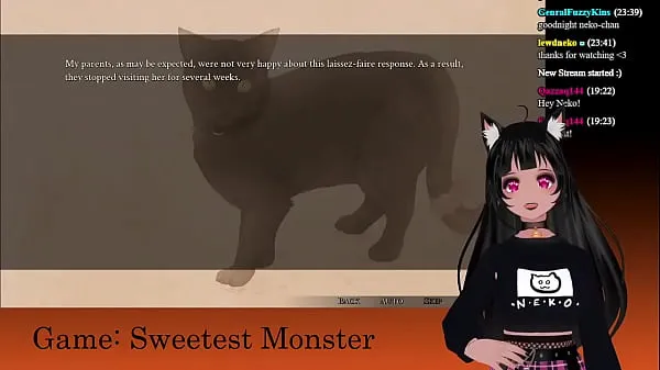 大きなVTuber LewdNeko が Sweetest Monster を演じる Part 1温かいチューブ