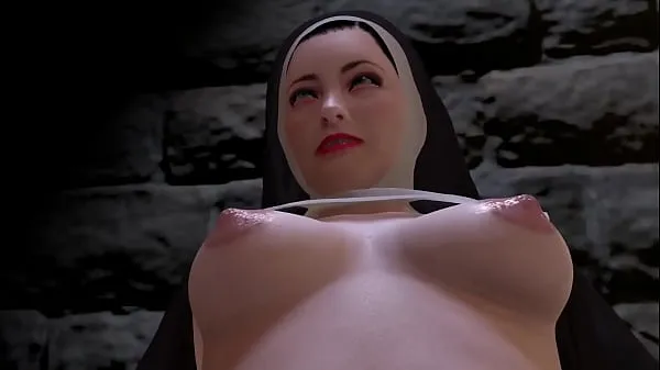 Velika Slutty Nun fucks priest topla cev