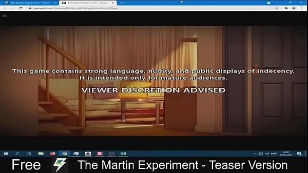 Grote The Martin Experiment - Teaser Version warme buis