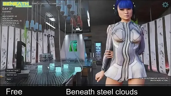 Big Beneath steel clouds warm Tube
