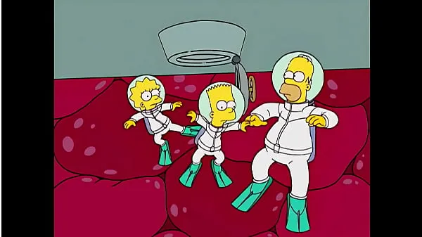 Gran Homer y Marge teniendo sexo bajo el agua (Hecho por Sfan) (Nueva introduccióntubo caliente