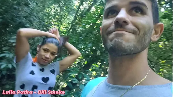 I took the new one to go hiking in the forest. And I ate her ass. Lalla Potira - Bill Smoke - Complete in RED Tabung hangat yang besar
