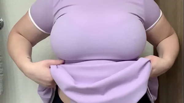 大My pretty chubby french takes off her clothes and shows her huge boobs暖管