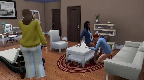 Grote Ebony Shemale Marriage Counselor Fuck Client In Front of His Wife (The Sims 4 | 3D Hentai warme buis