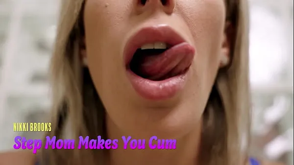 Velká Step Mom Makes You Cum with Just her Mouth - Nikki Brooks - ASMR teplá trubice