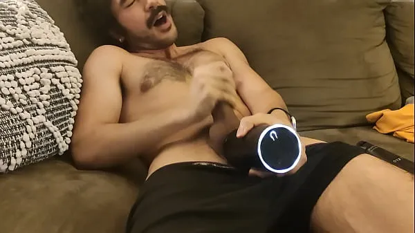 Big Jerking Off On the Couch While Girlfriend Watches and Fingers Herself Off-Camera (Mutual Masturbation) Lelo F1s [Geraldo Rivera - jankASMR warm Tube