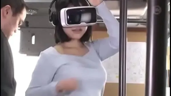 Big Cute Asian Gets Fucked On The Bus Wearing VR Glasses 3 (har-064 warm Tube